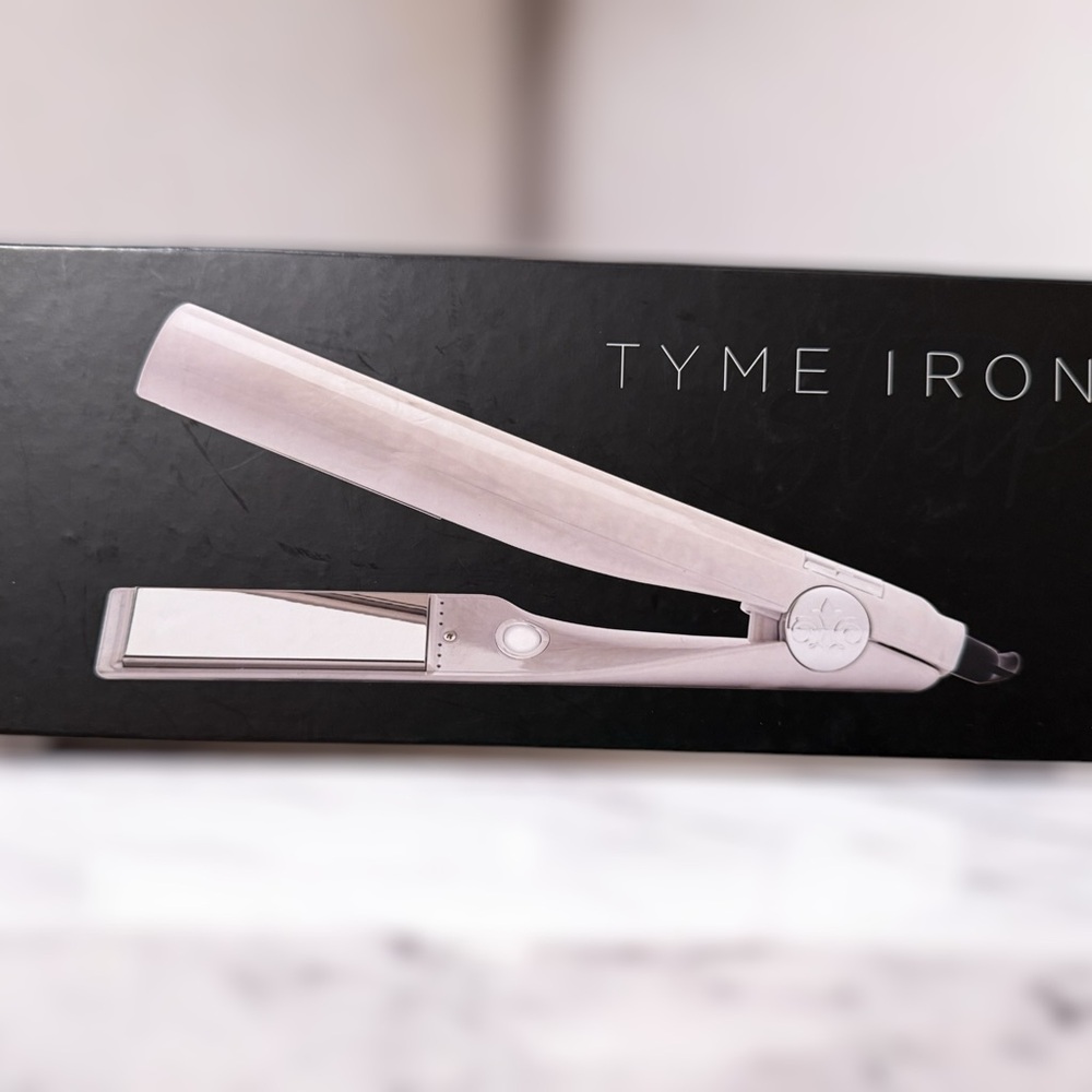 TYME Iron Hair Styler - Sleek Silver